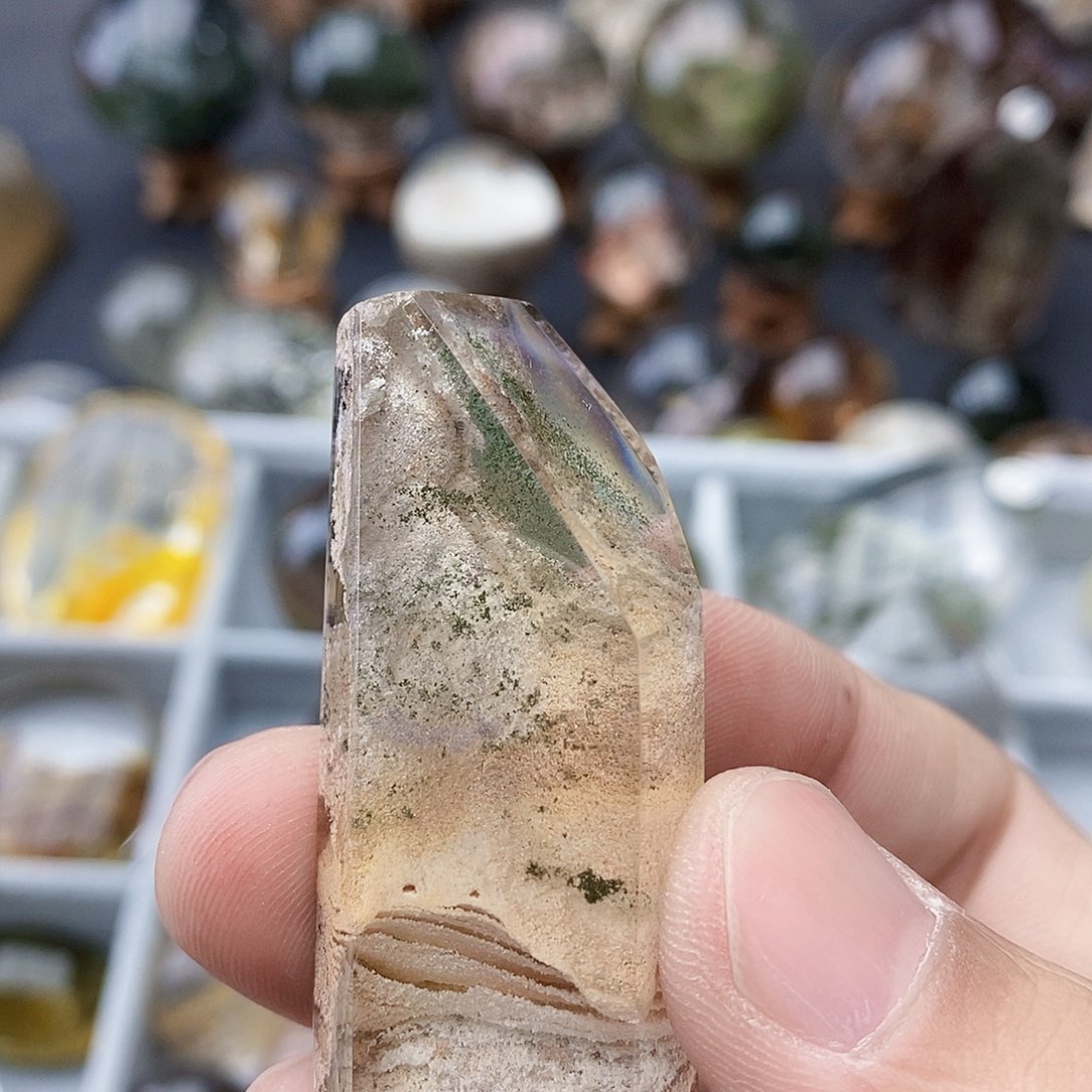 水晶天然水晶透亮光泽未镶嵌顺****9