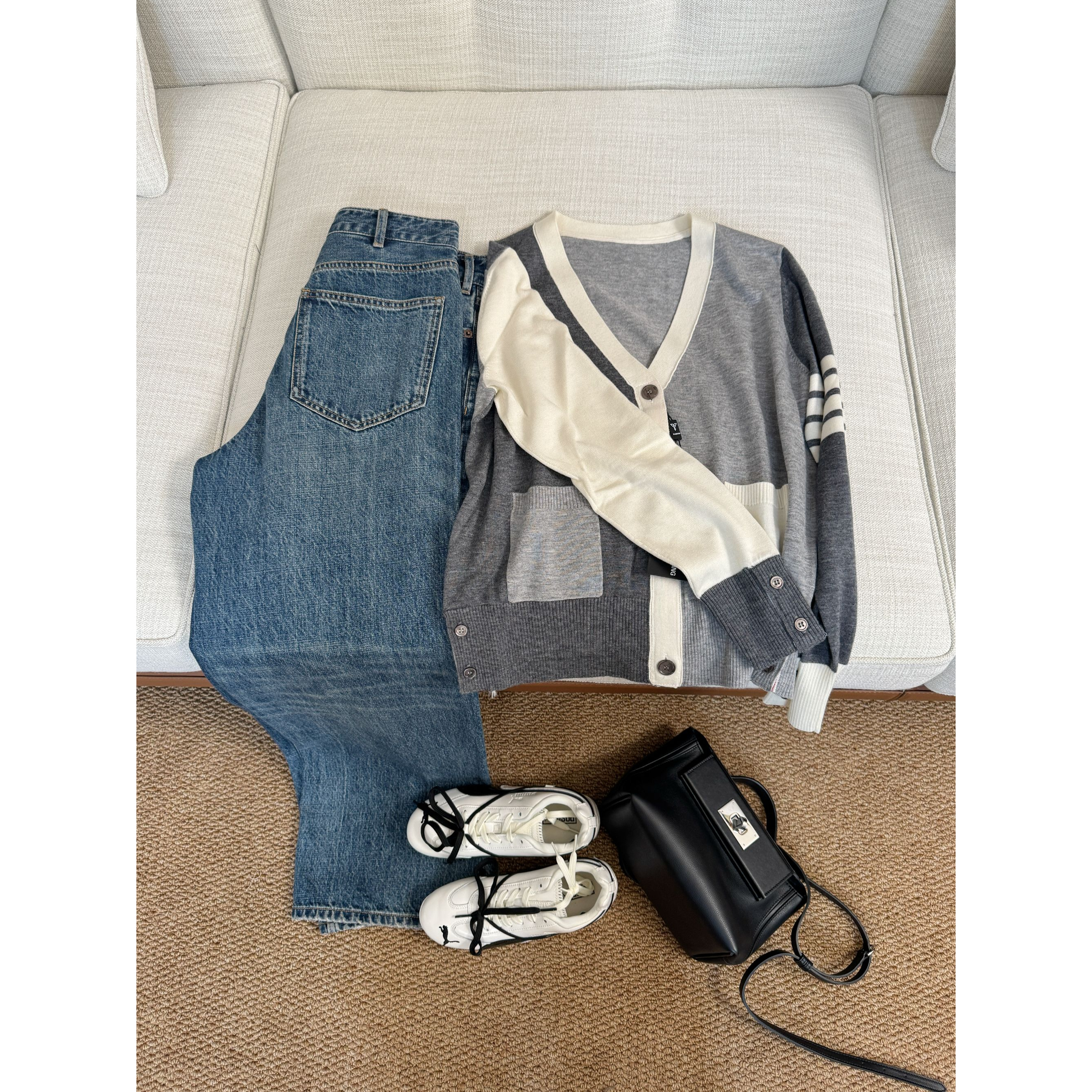 JIAO.AO 小众复古时尚老钱风休闲毛针织Y8750