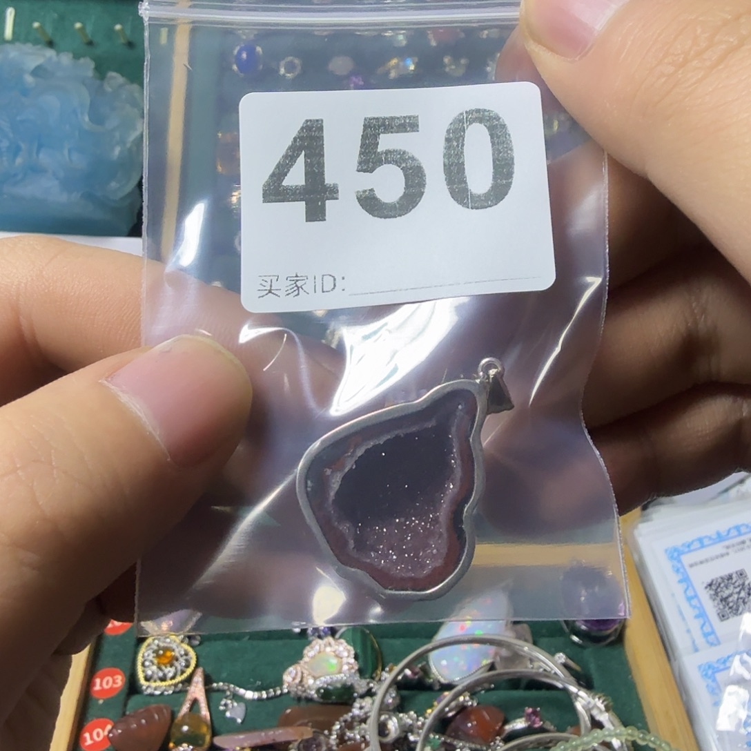 ℳ****颈饰银S925镶嵌水晶