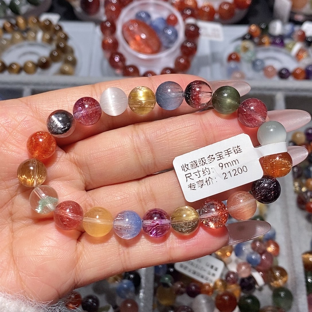 未镶嵌手链水晶多宝
