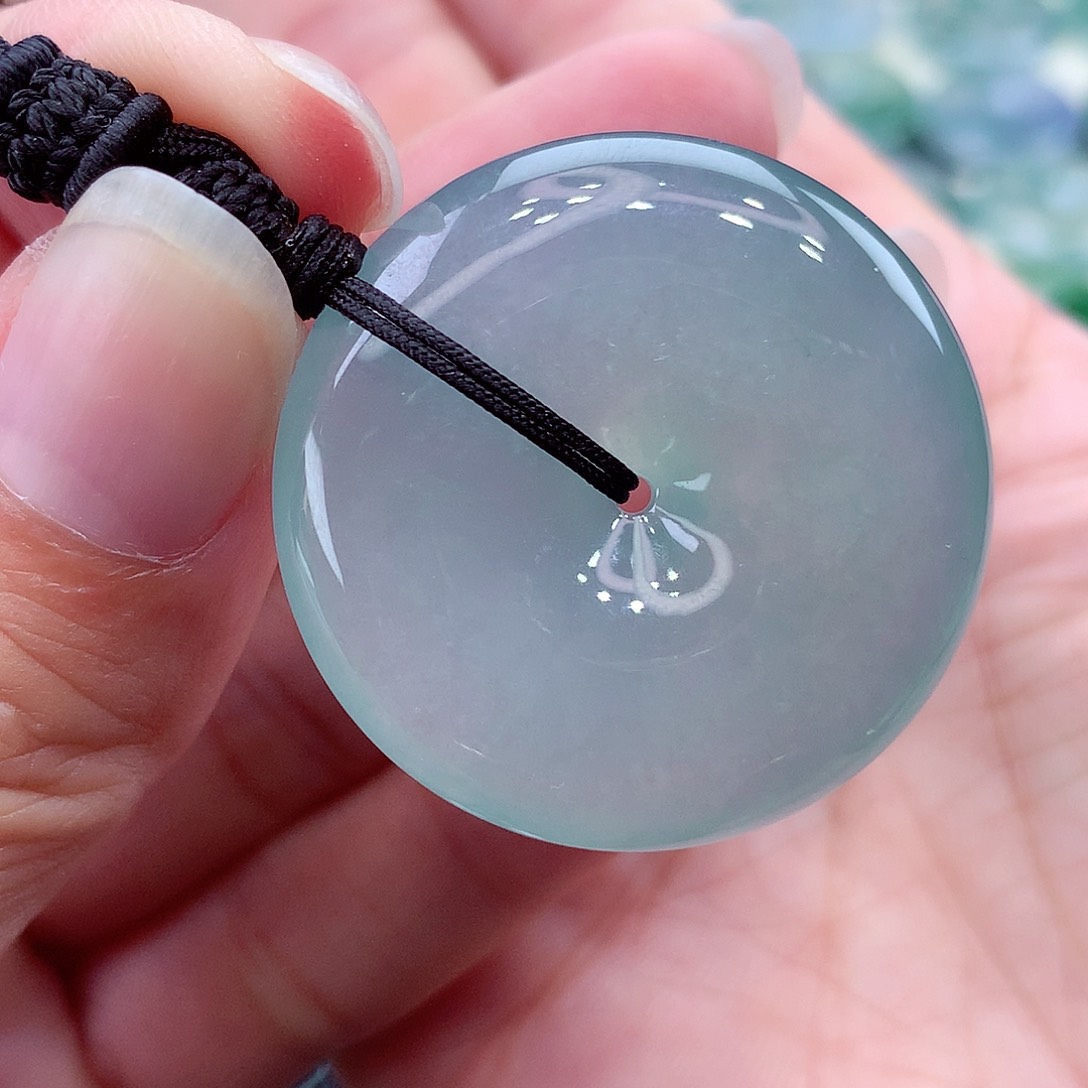 颈饰未镶嵌翡翠编号16尺寸33.2-7.9