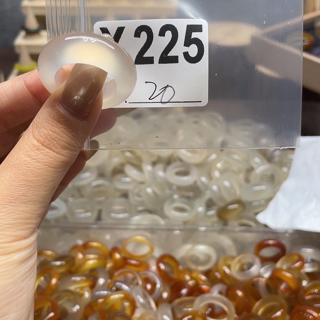 玛瑙/玉髓未镶嵌戒指225