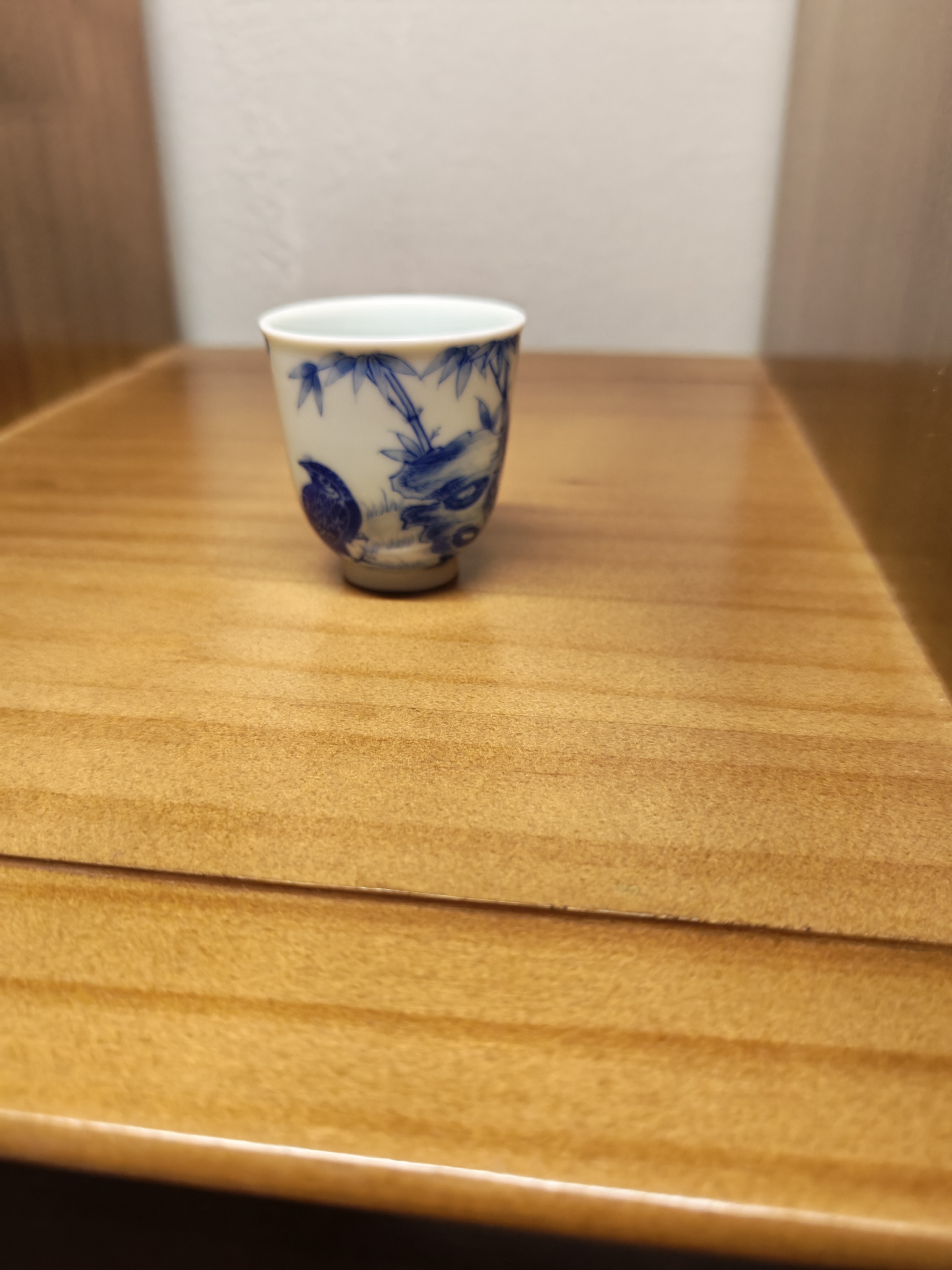 手工手绘青花360无死角满釉安居乐业图