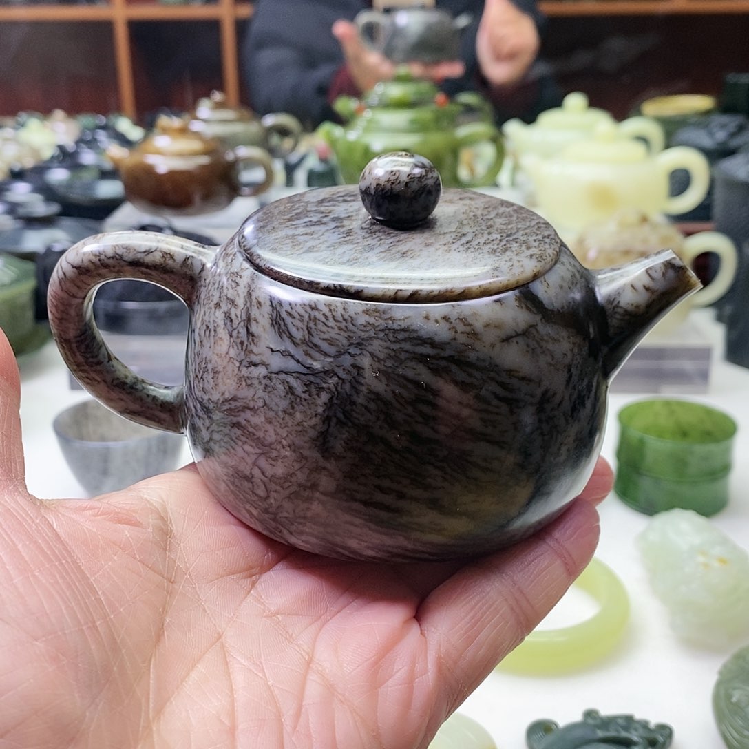 和田玉茶壶未镶嵌