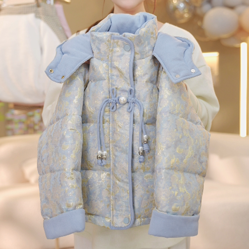 【现货3】女童冬装棉衣外套2024新款棉服冬季中小童秋冬棉袄中大童