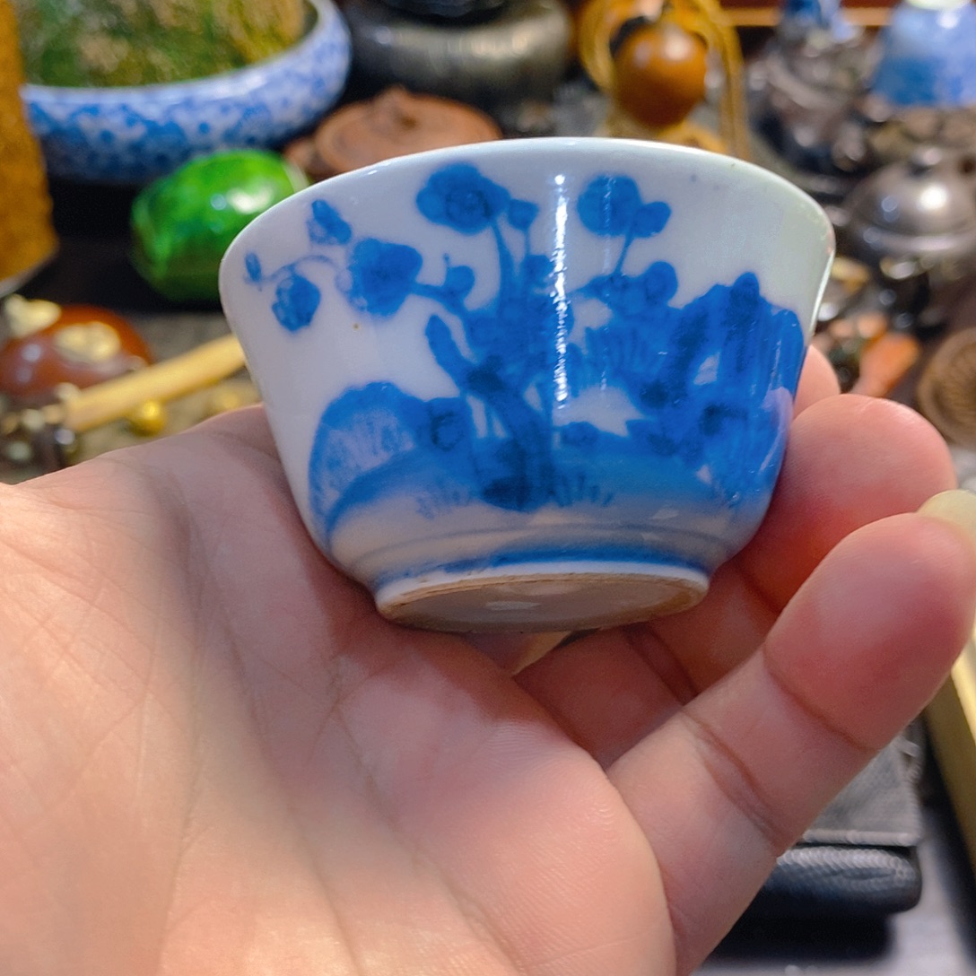 其他青花杯古美术