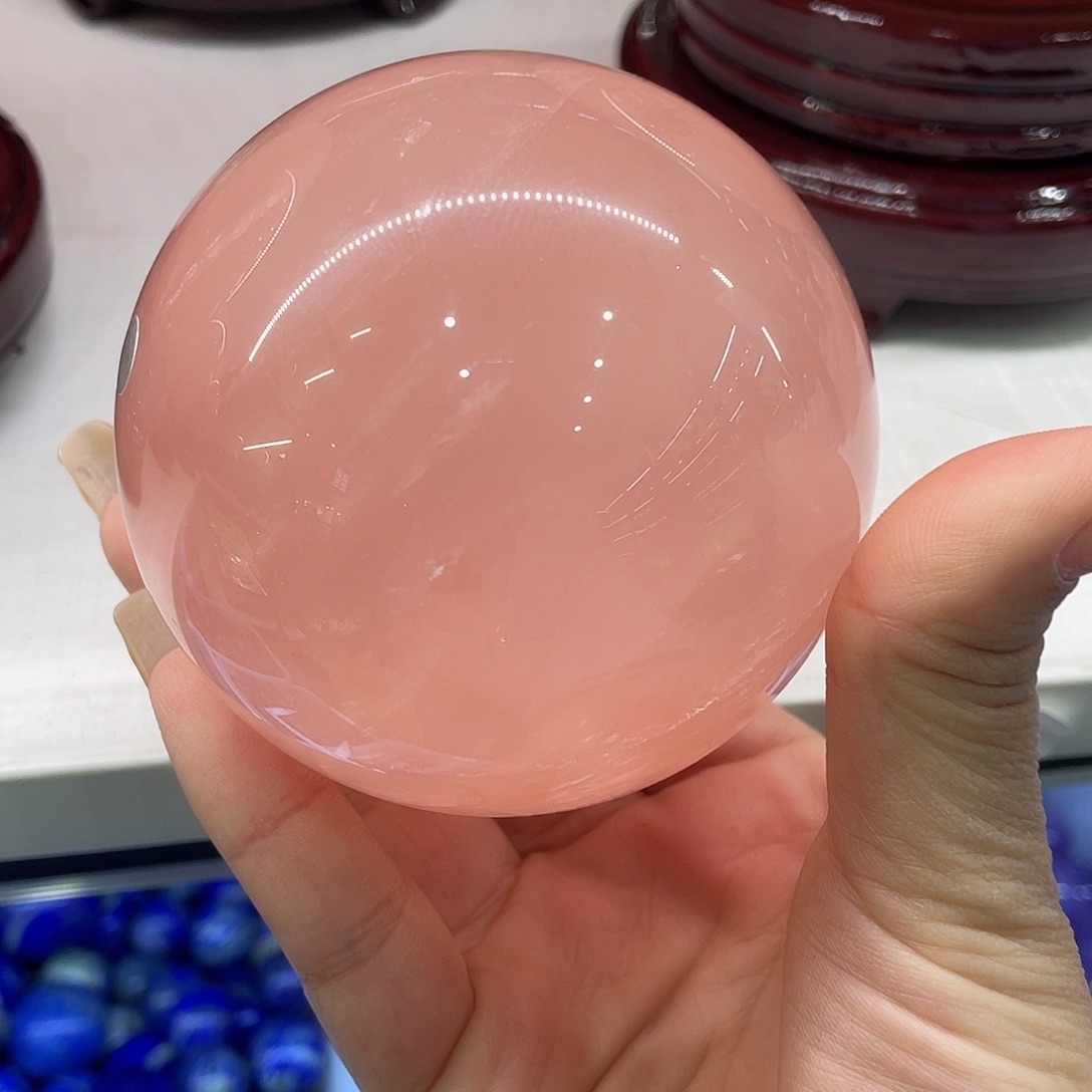 水晶水晶球摆件未镶嵌丫*?