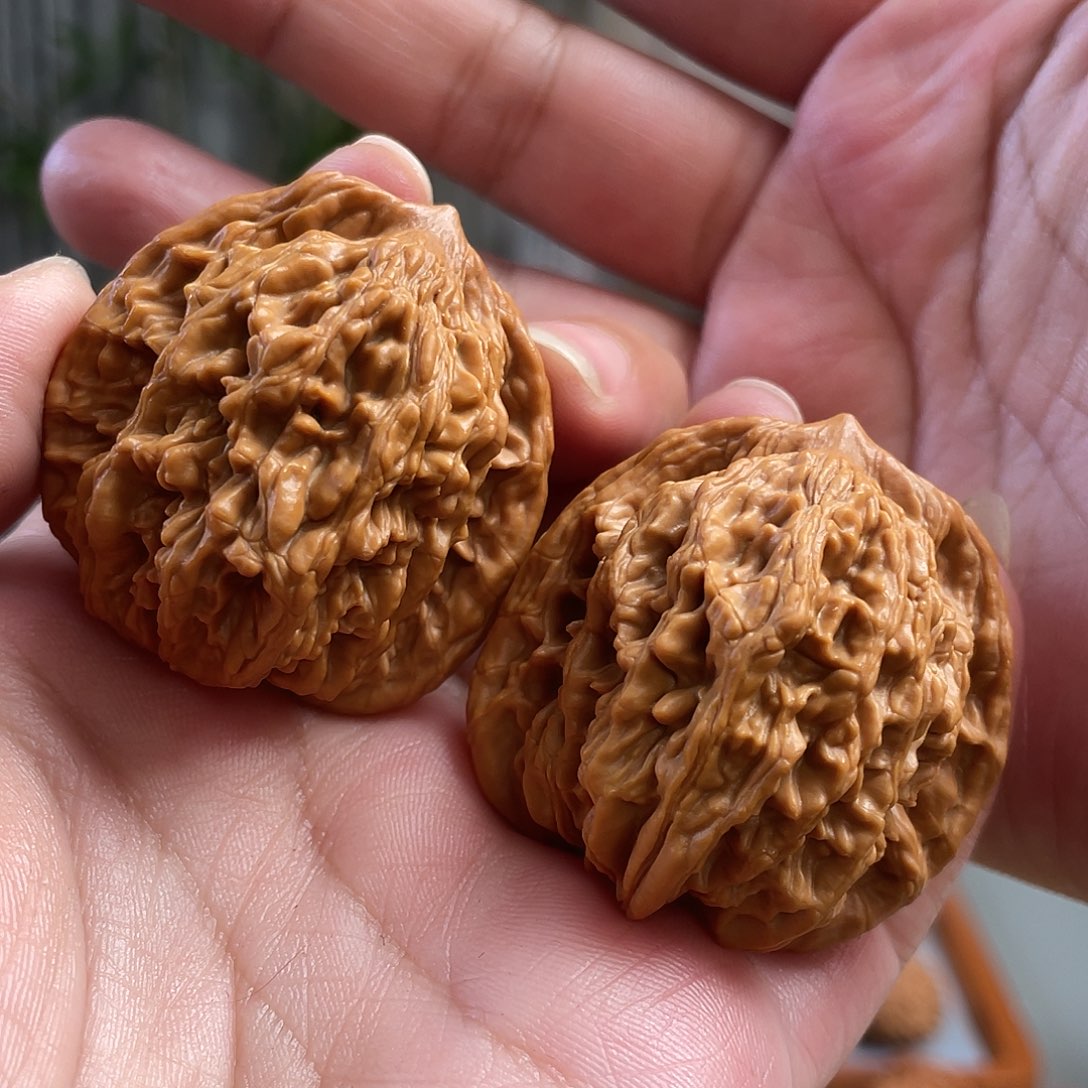 桃核把件40尺全品狼牙麦穗虎头CN0878已打底