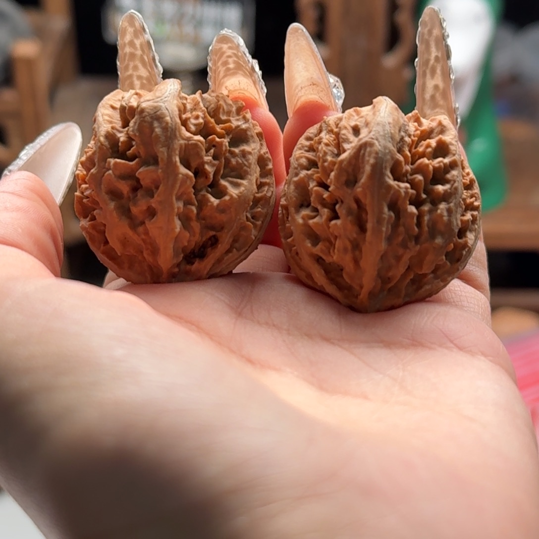 文玩核桃把件关东木子楸百核48