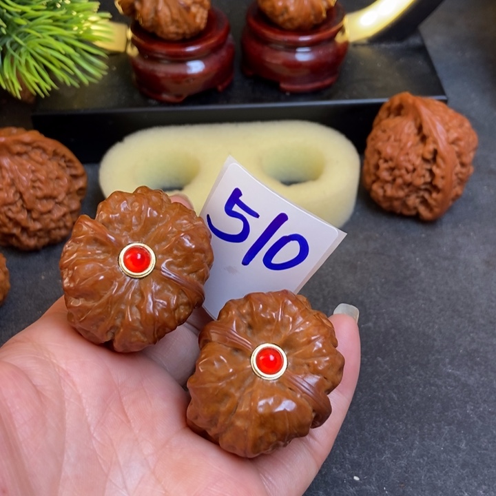 文玩核桃把件富**.35蛤蟆叫510