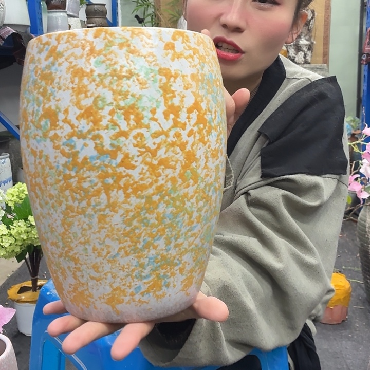 16×24 -粗陶花盆有孔-买买买