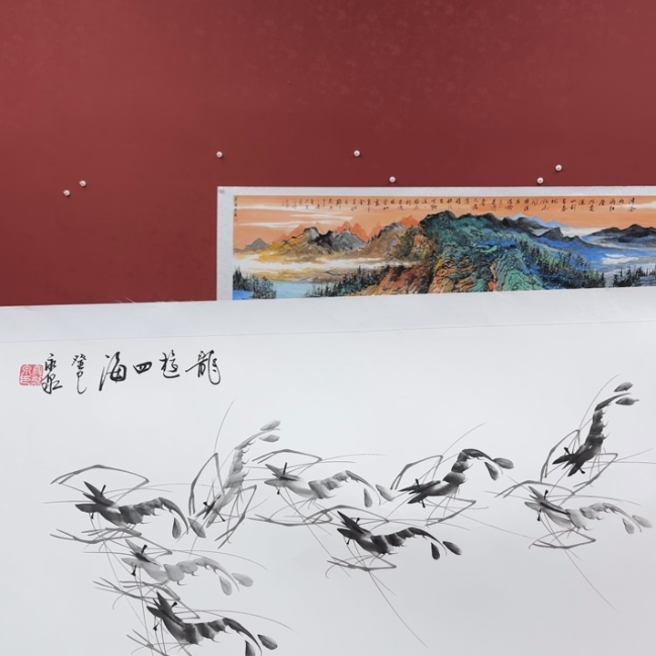 国画书画作品多次参加全国大展