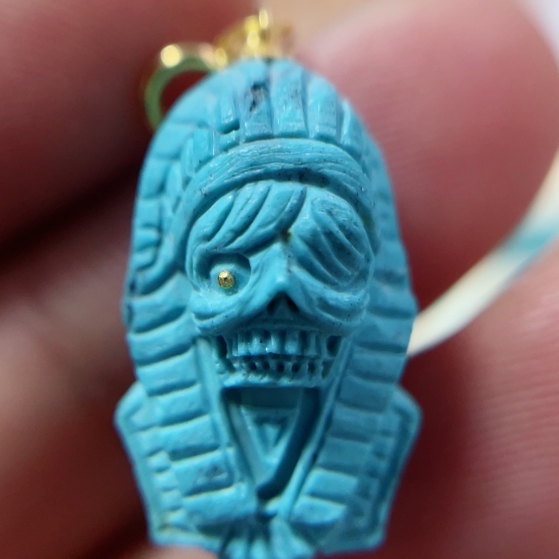 绿松石配饰18K金镶嵌