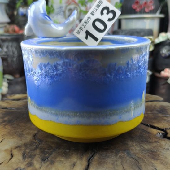 景德镇手工高温陶瓷：内口9高9（微瑕）