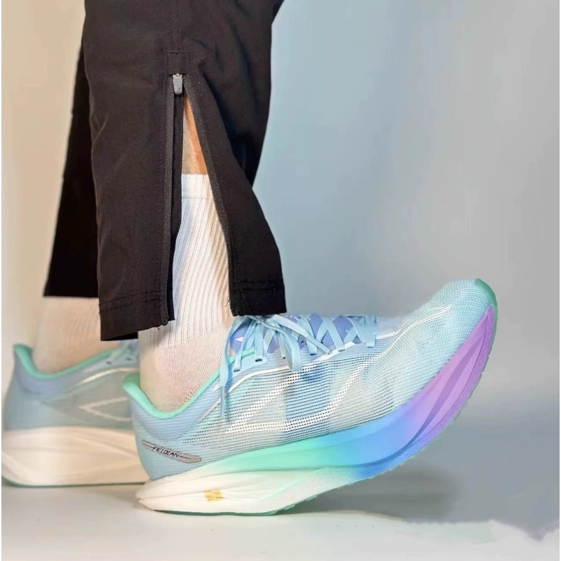 李宁联名鹿巴鹿飞电5c棉花糖全掌碳板跑鞋马拉松比赛儿童运动鞋