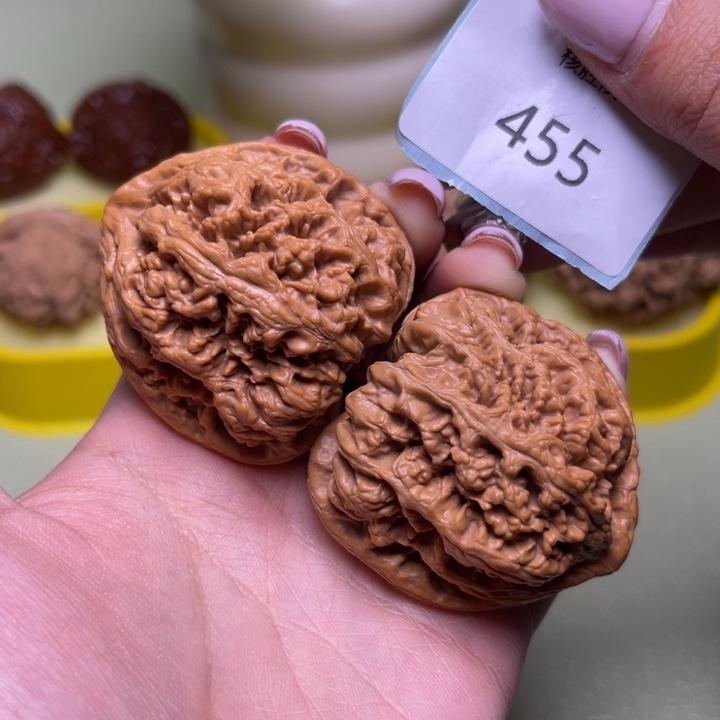 文玩核桃把件粗筋44.455