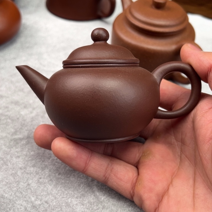 紫砂茶壶底槽清水平140cc