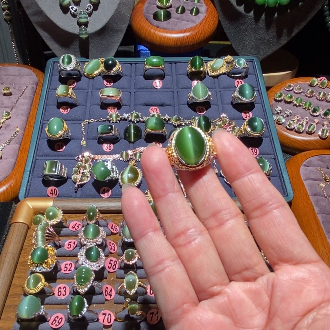 和田玉戒指银S925镶嵌自**律