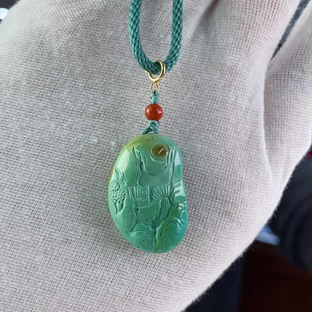 绿松石珠宝奇石未镶嵌