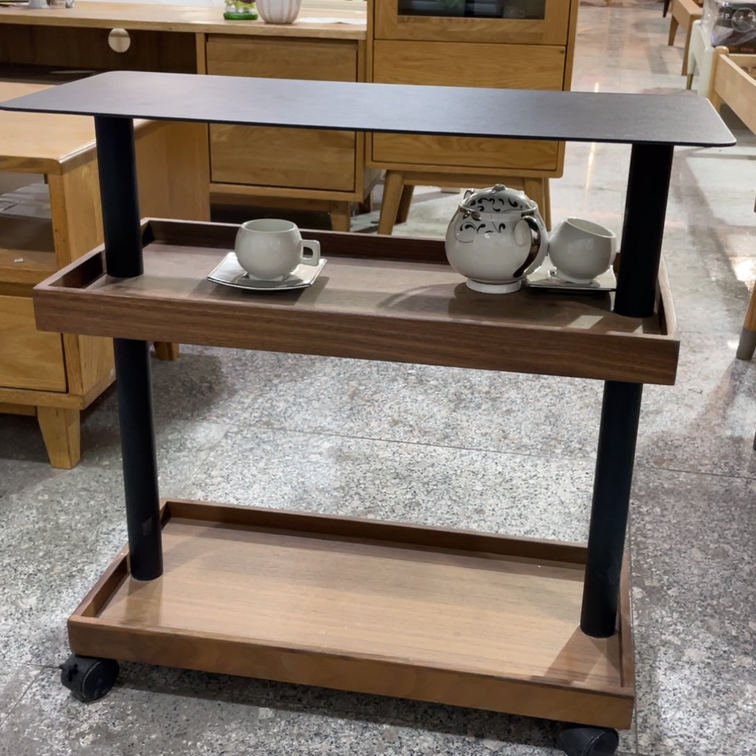 木胡桃色小边几1个