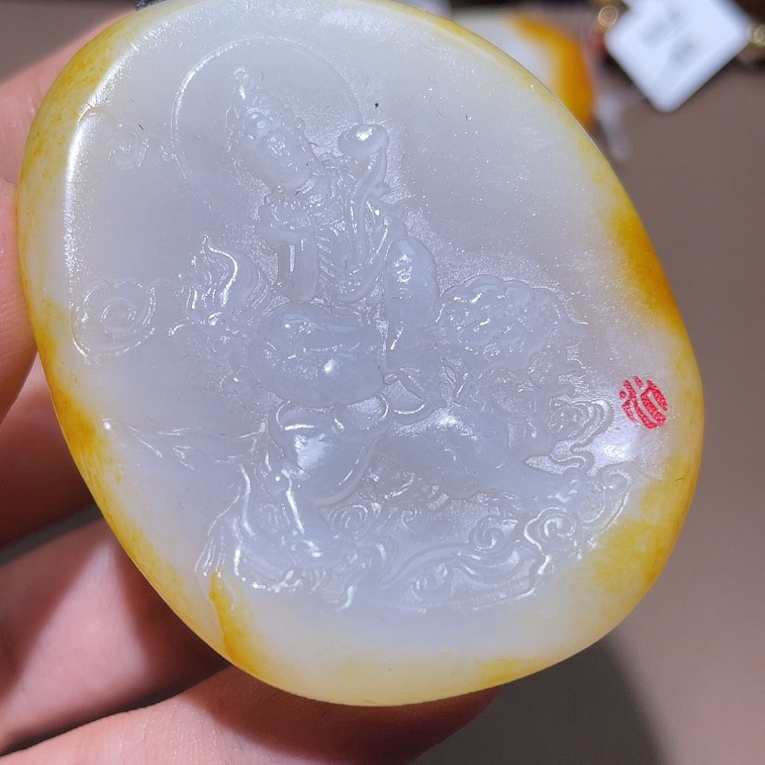 和田玉颈饰未镶嵌Y