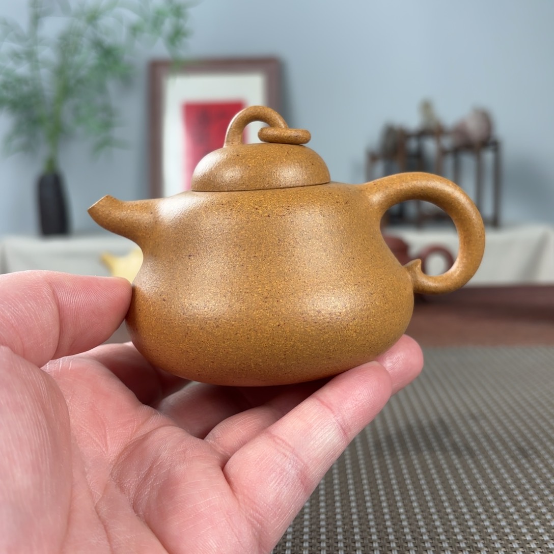 紫砂茶壶黄龙山原矿紫砂壶