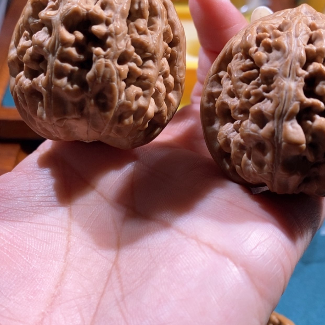 【闪购商品】文玩核桃吊坠一***五凤凰台