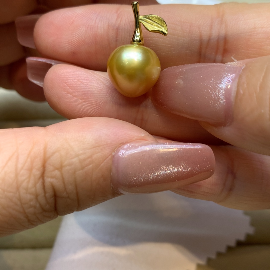 颈饰银S925镶嵌海水珍珠