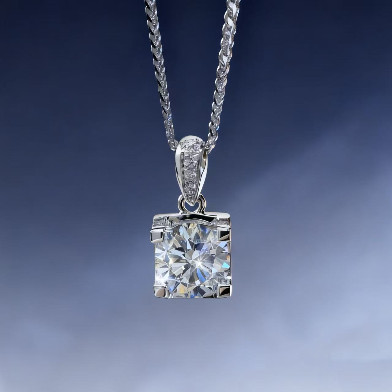 QANNA【豪华牛头款】【大钻经典款】轻奢小众百搭钻石吊坠（不含链）AY