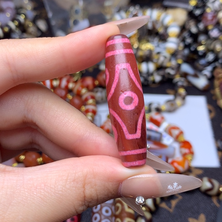 玛瑙/玉髓未镶嵌发一条