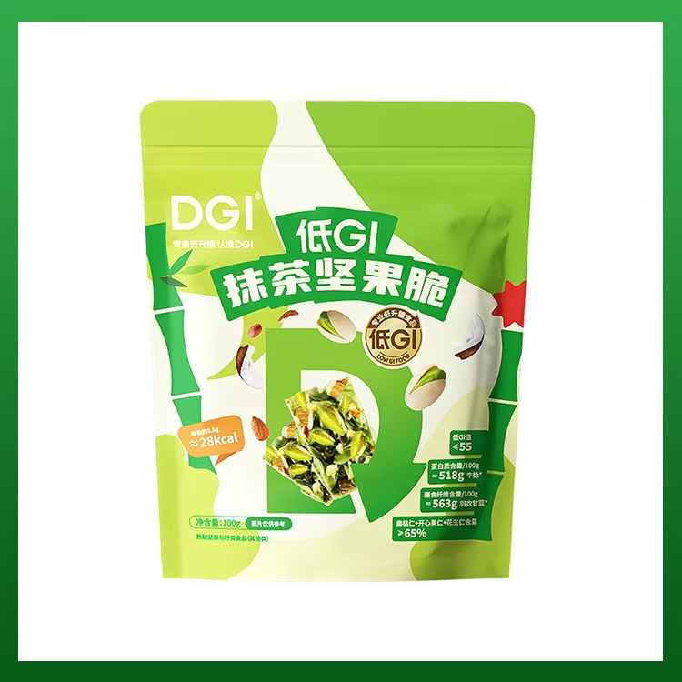 DGI抹茶坚果脆营养饱腹每日坚果50g孕妇解馋零食