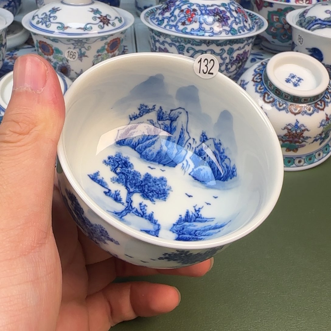 彦祖纯手工手绘茶具132