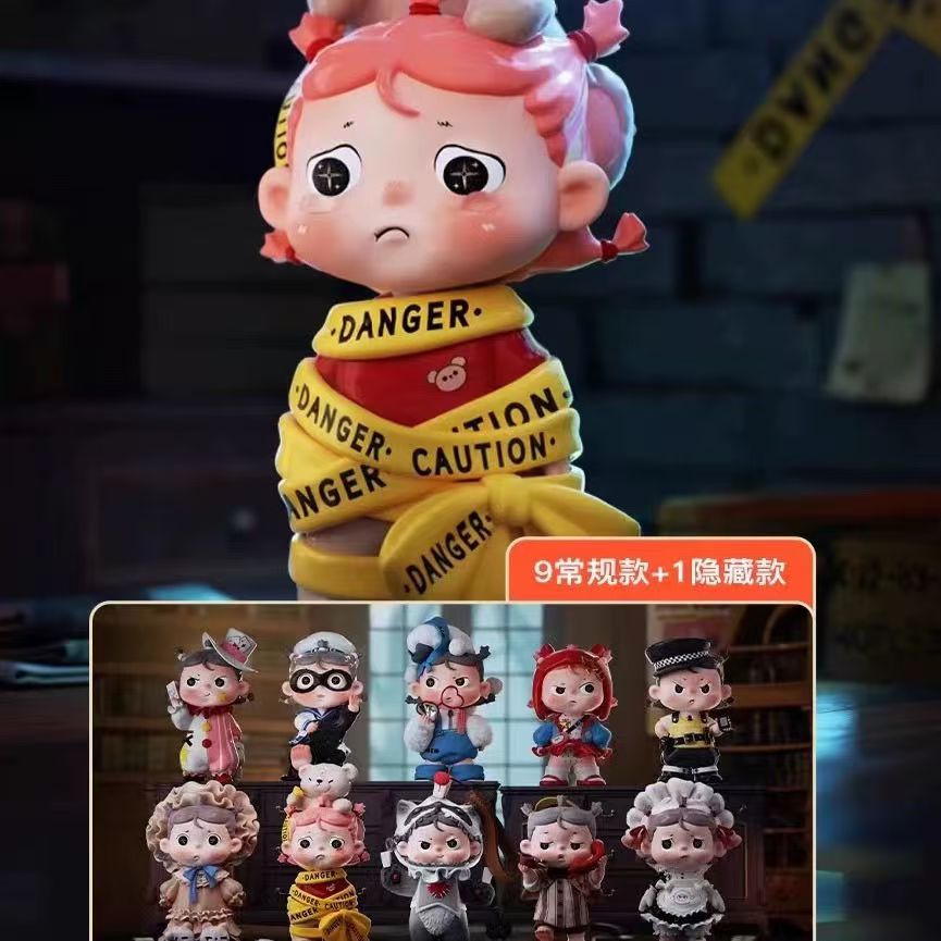 呆呆侦探黛西古堡密案系列盲盒潮玩手办