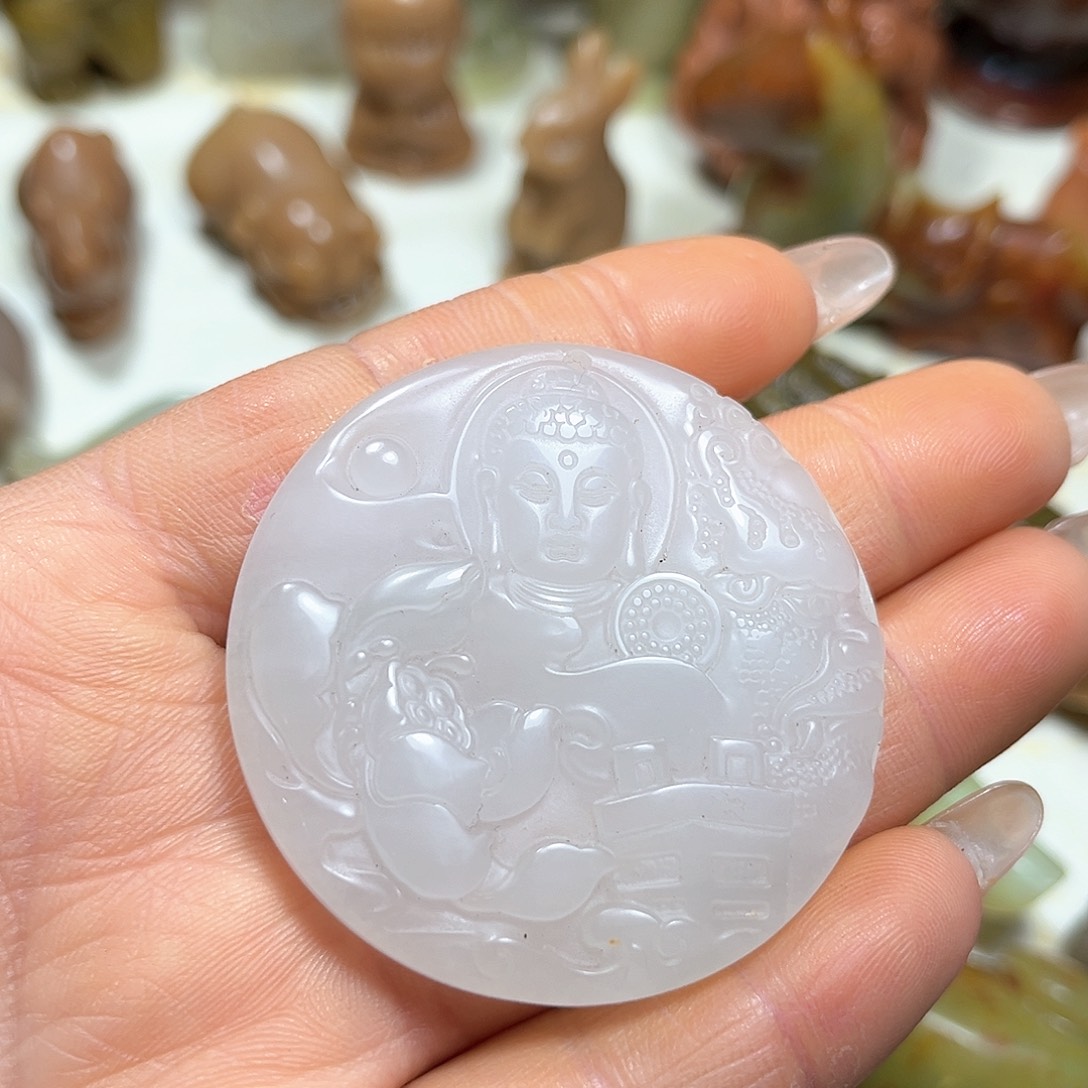 白玉菩提吊坠白玉菩提吊坠