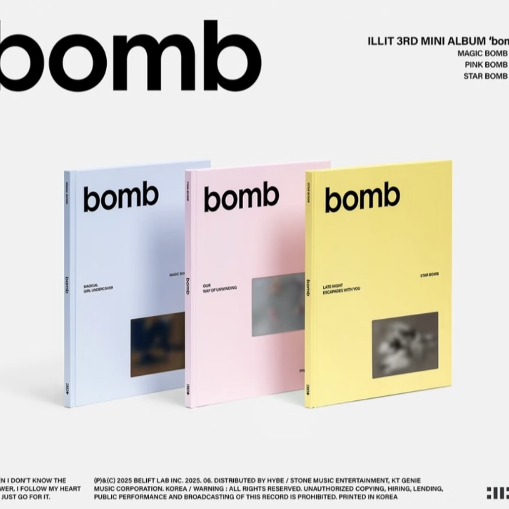 illit回归 mini3'bomb'新专回归 礼电子专 单封 pb国内现货