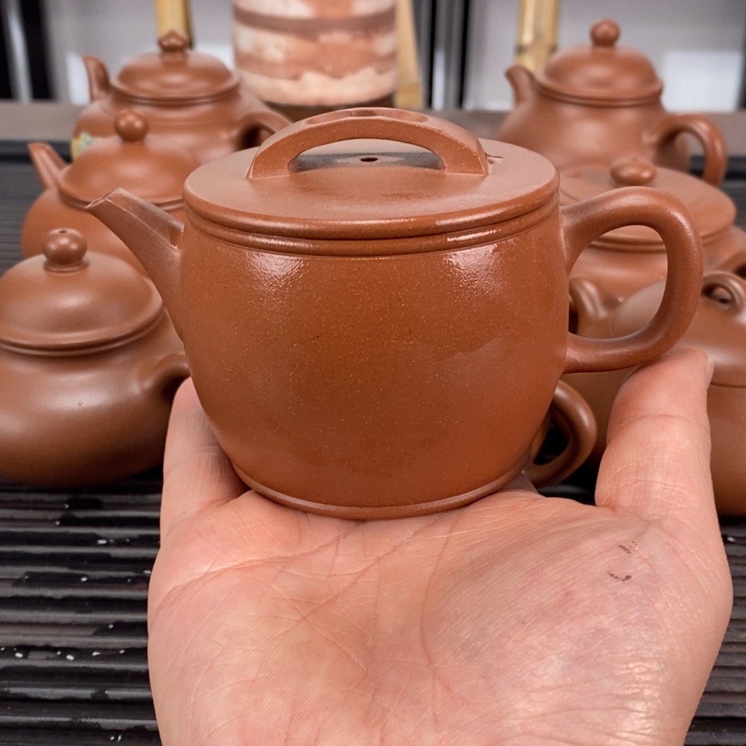 紫砂茶壶台西紫泥容量200毫升
