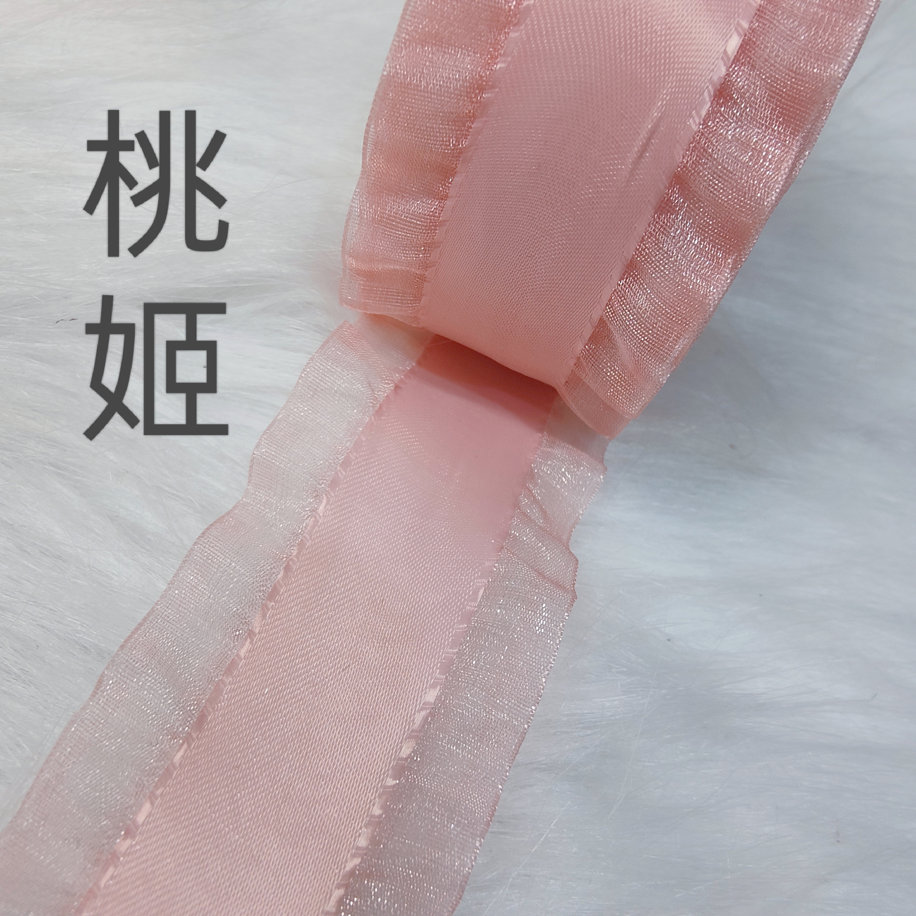 moley小清新碎花雪纺纱带手工蝴蝶结发饰材料包