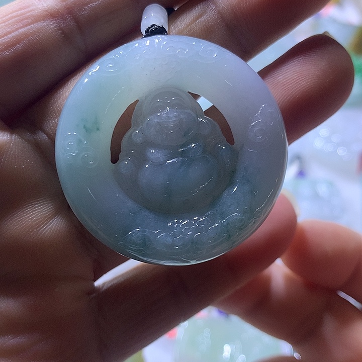 翡翠未镶嵌颈饰天然翡翠A货吊坠