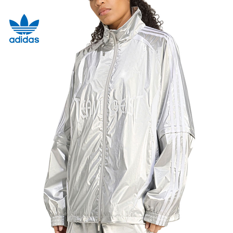 【流光风】adidas阿迪达斯三叶草女子运动休闲夹克外套KE9784