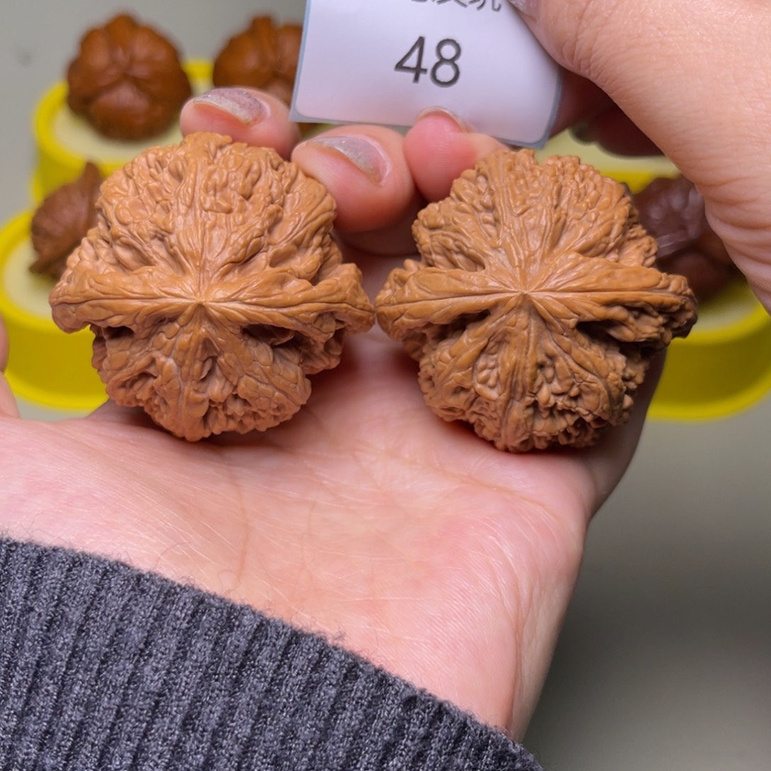 文玩核桃手串粗筋46.48