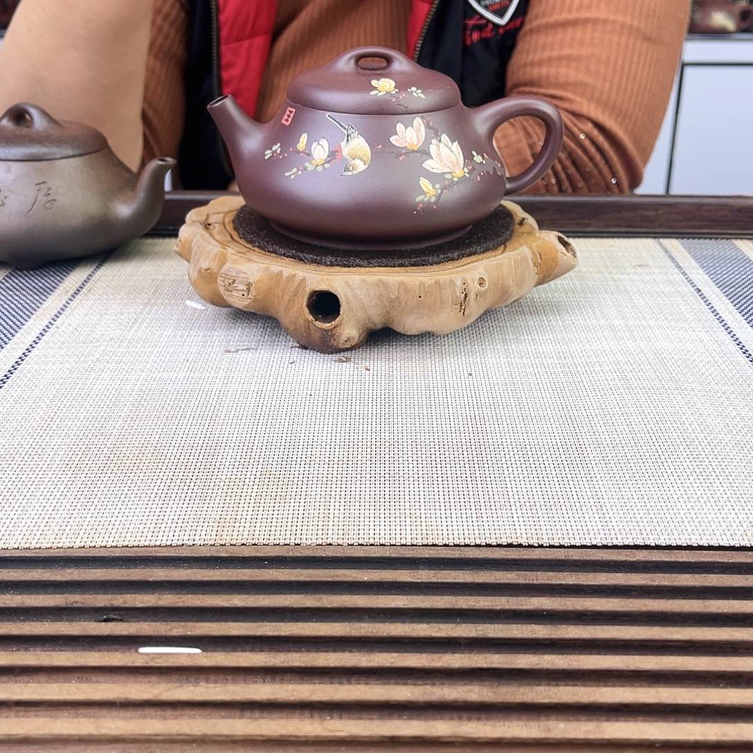 紫砂茶壶宜兴紫砂紫泥280c c