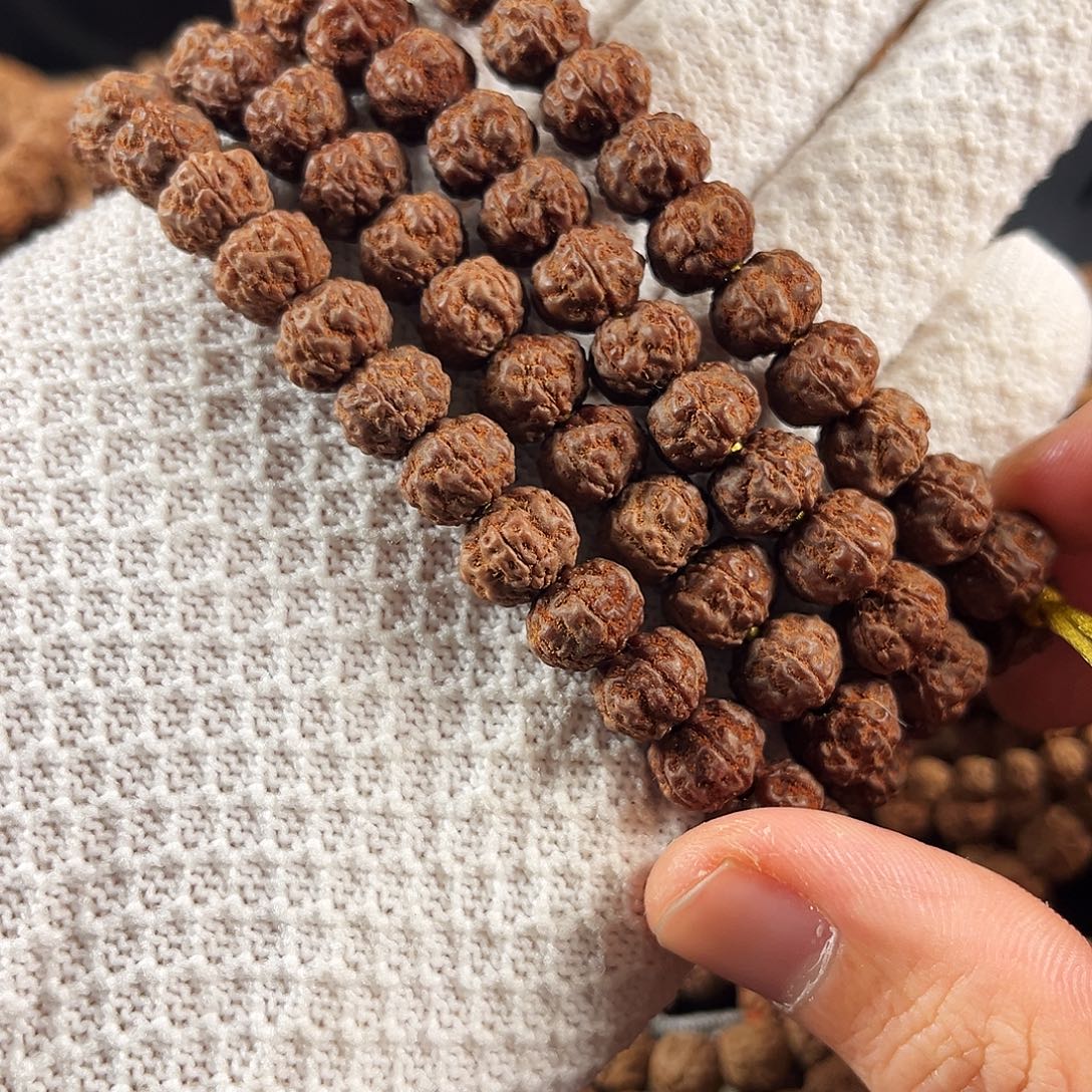 林***枫金刚菩提吊坠凹底108➕手持