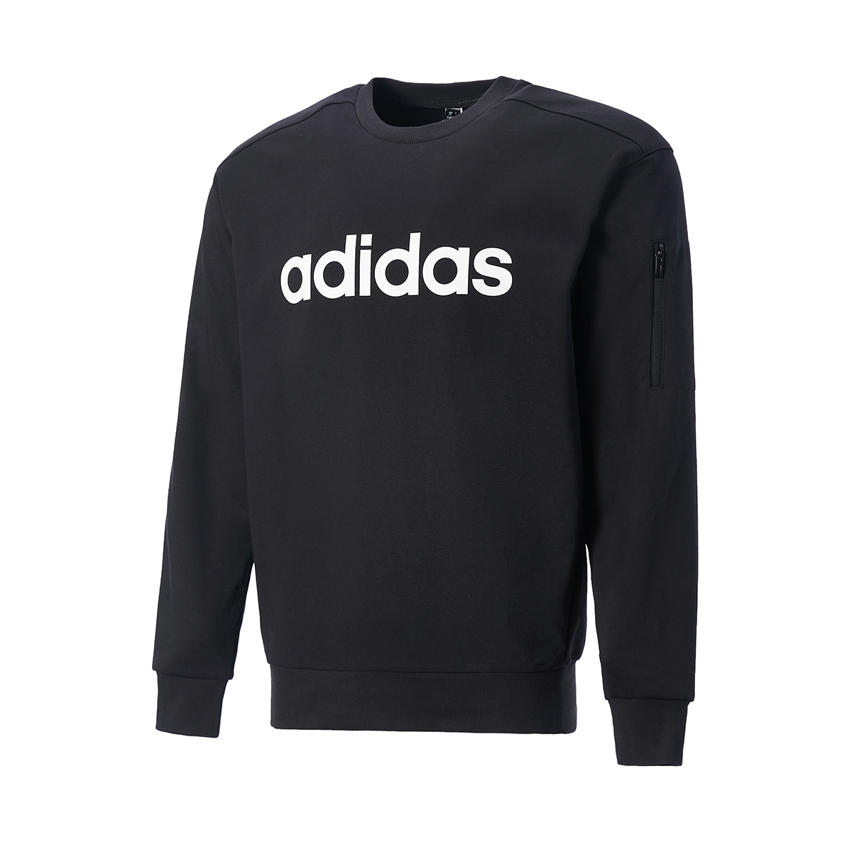 adidas/阿迪达斯套头宽松黑色百搭男装潮流JJ0420 