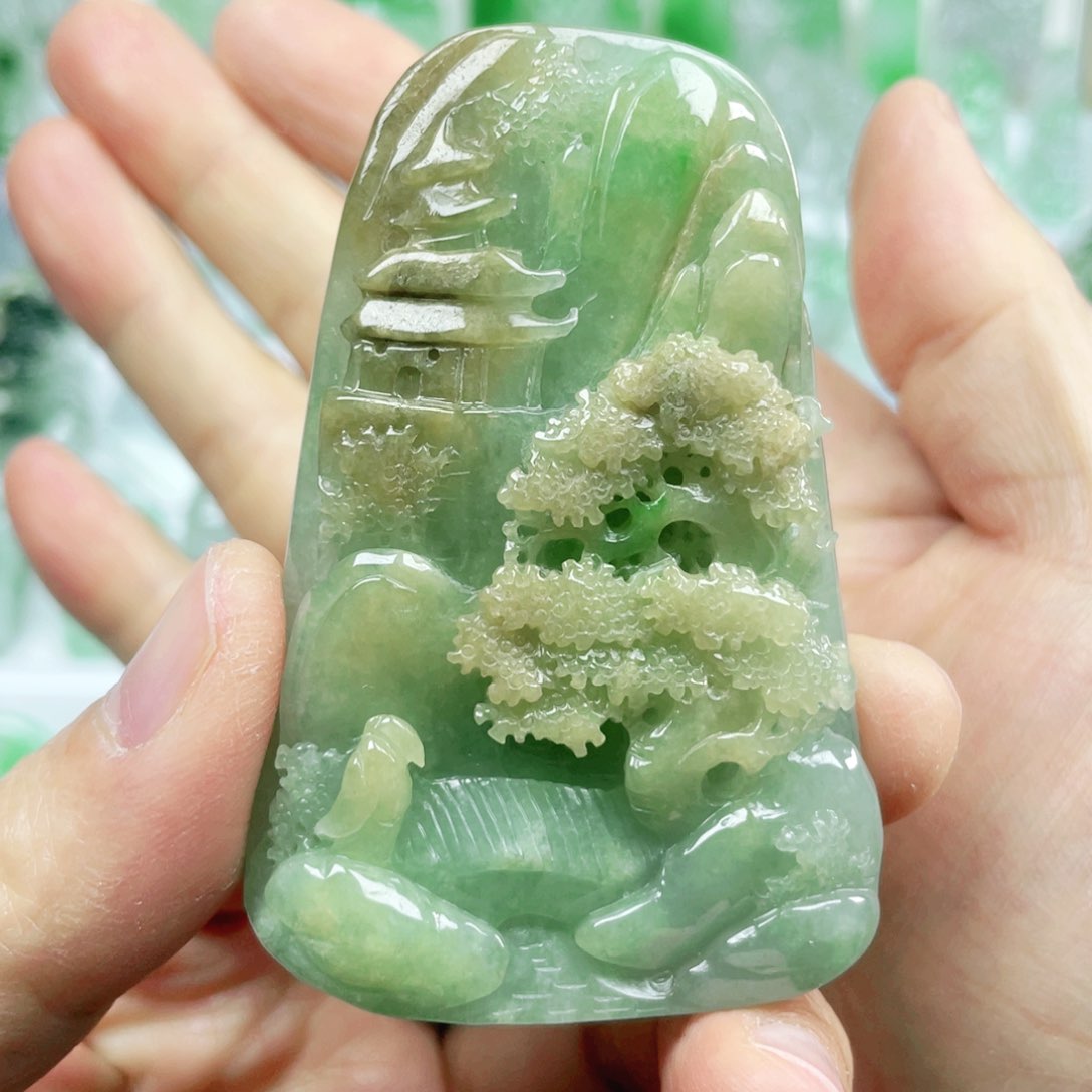 翡翠吊坠(不含链)未镶嵌