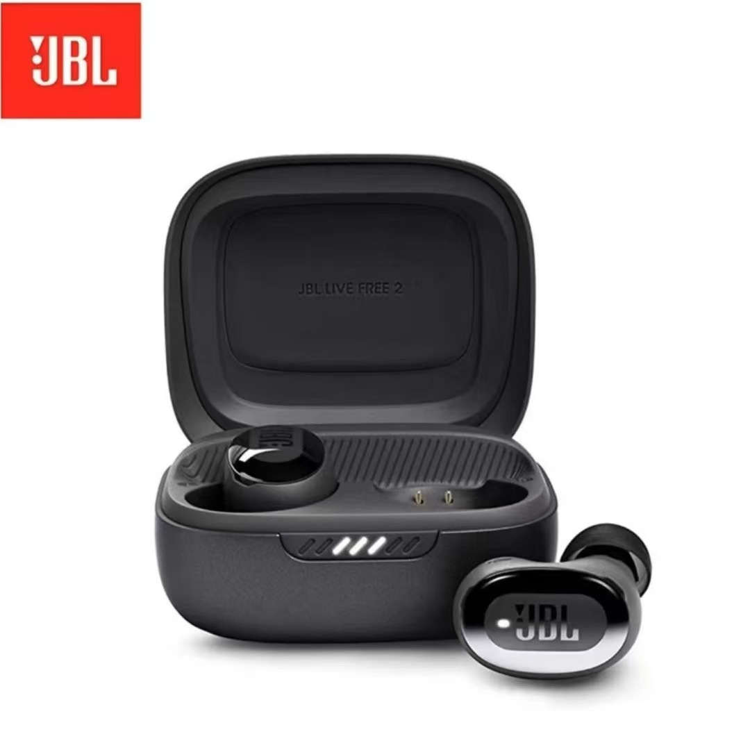9新 JBL LIVE FREE2 TWS 静噪豆蓝牙耳机主动降噪运动耳机裸机