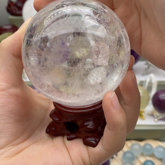 紫晶珠宝半成品未镶嵌水晶4号