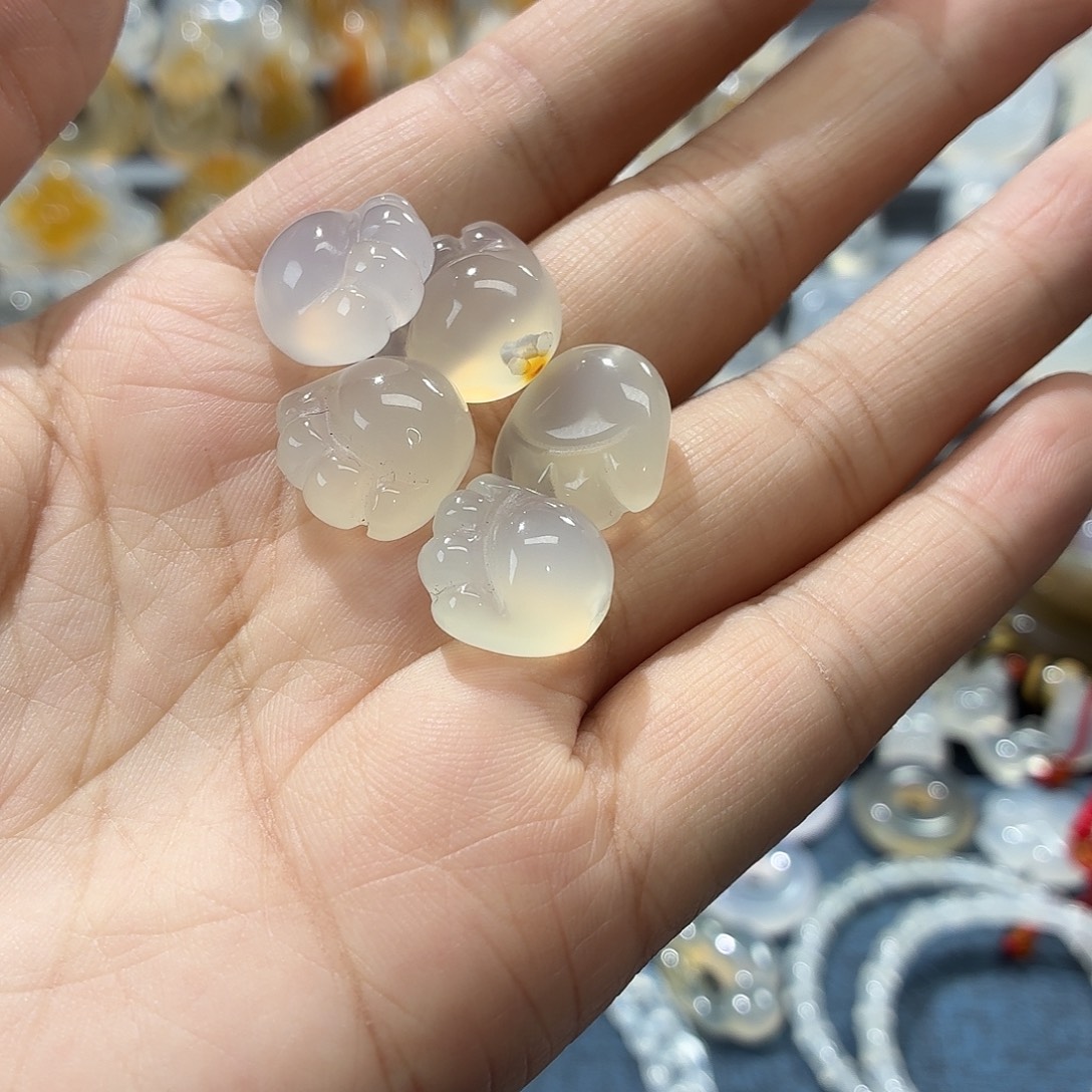 玛瑙/玉髓未镶嵌吊坠(不含链)