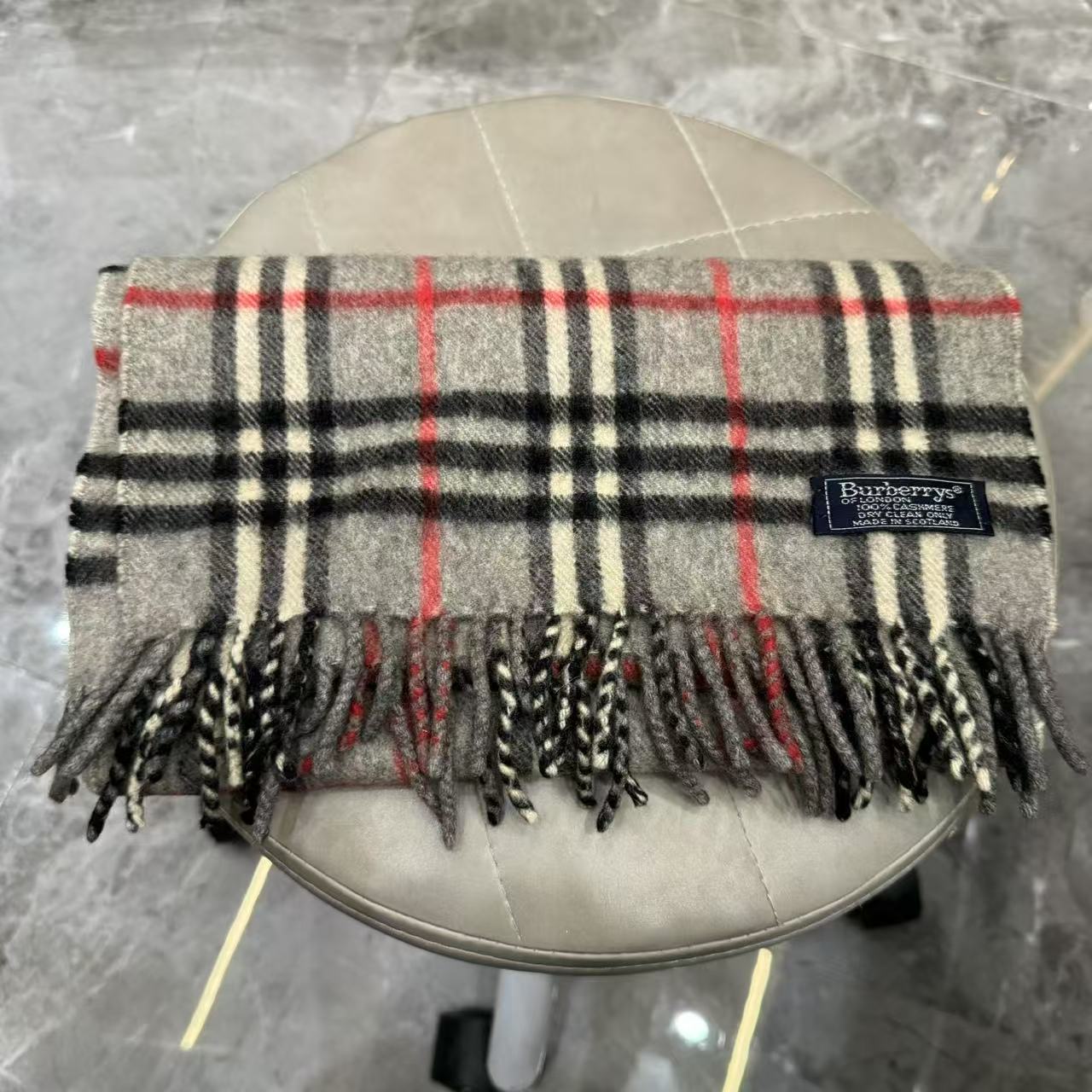 95新 BURBERRY/博柏利 乱乱子中古/围巾/93055