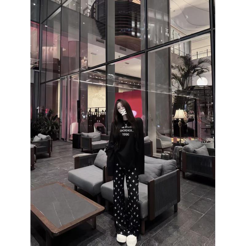 【TTONG】1996做旧字母印花长袖T恤（279）