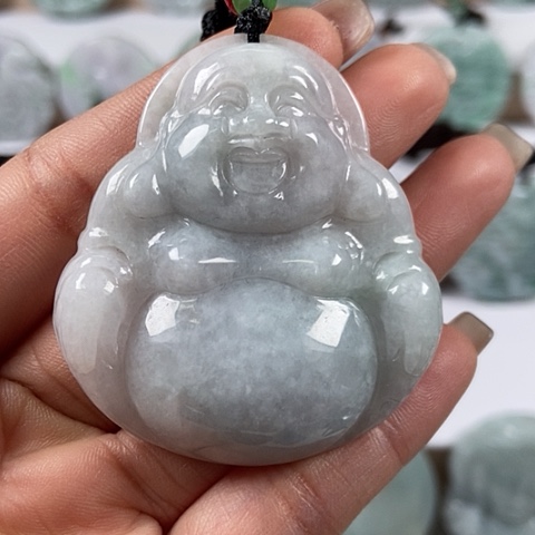 翡翠颈饰未镶嵌大佛福利